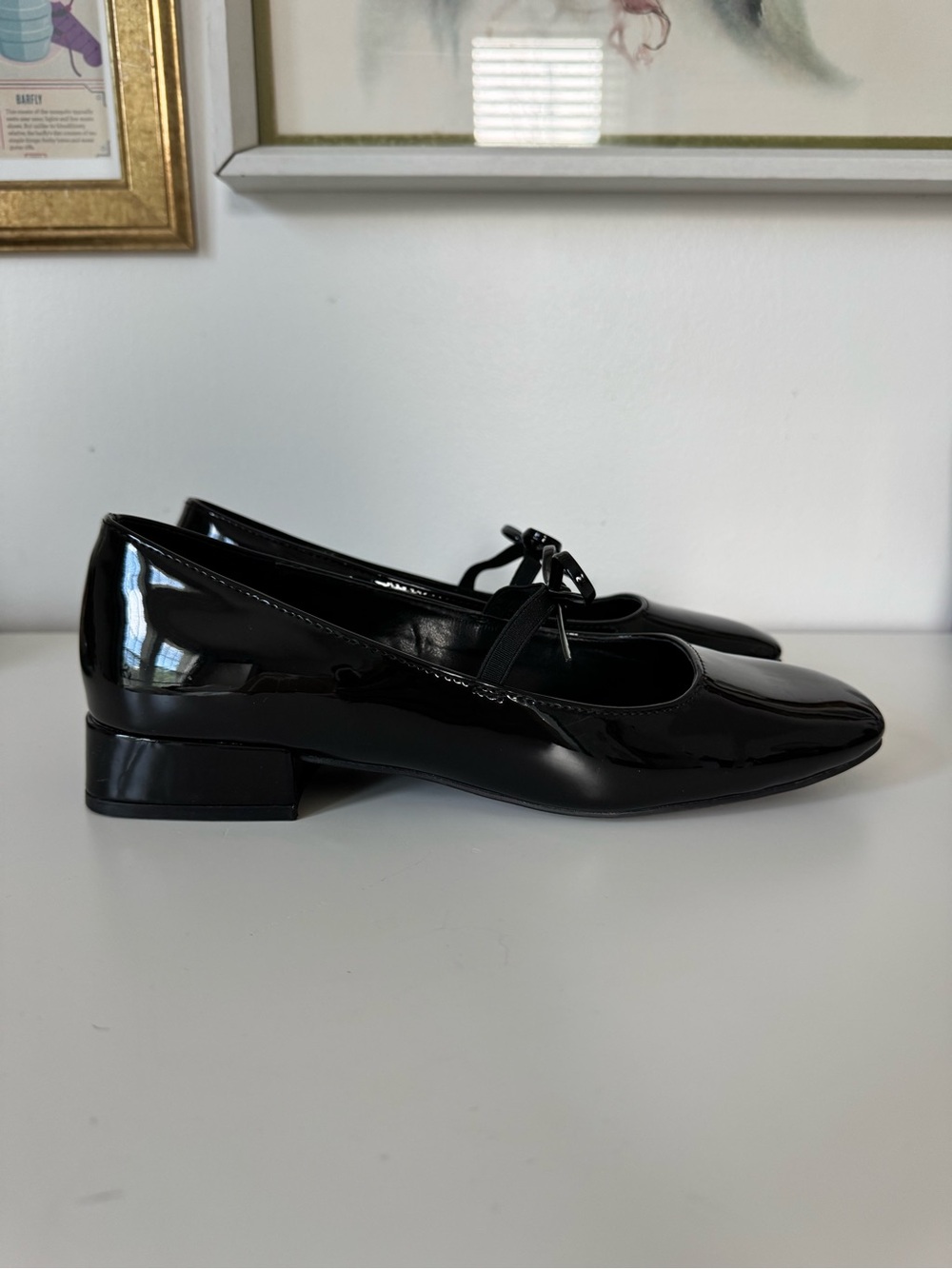 Madden Girl - Size 8 1/2 - Black Egret Flats - Picture 4 of 4